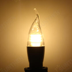 E14 E12 E27 7W 60 SMD 3014 LED White Warm White Glass Candle Lamp Bulb Non-Dimmable AC 85-265V E14 E12 E27 7W 60 SMD 3014 LED White Warm White Glass Candle Lamp Bulb Non-Dimmable AC 85-265V