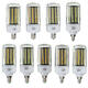 E17 E14 E12 12W 120 SMD 5736 LED White Warm White Natural White Cover Corn Ligh Lamp Bulb AC85-265V