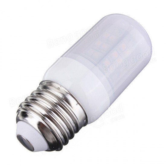 E26 3.5W 48 SMD 3528 AC 220V LED Corn Light Bulbs With Frosted Cover