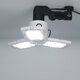 E26 60W 120LED Garage Light Bulb Foldable Fan Industrial Workshop Ceiling Lamp 85-265V