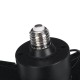 E26 60W 120LED Garage Light Bulb Foldable Fan Industrial Workshop Ceiling Lamp 85-265V