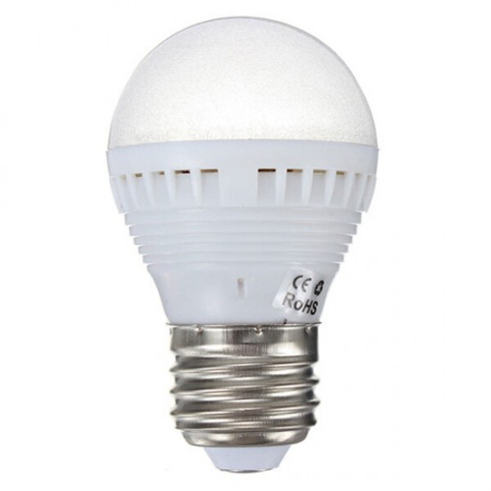 E26 6W Pure White Medium Base 24 SMD 5050 LED Energy Saving Bulb 110V