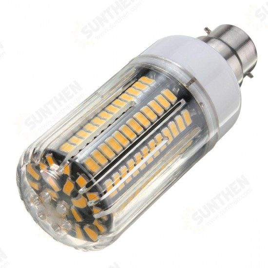 E27 E12 E14 B22 12W 140 SMD 5730 Fireproof Shade LED Warm White White Cover Corn Bulb AC220V