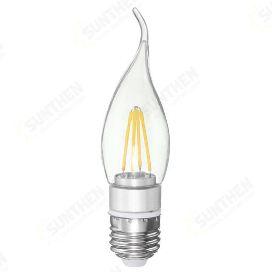 E27 E14 E12 B22 B15 3.5W 4LEDS Pull Tail Edison Pure White Warm White Light Lamp Bulb AC220V