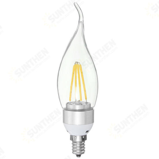 E27 E14 E12 B22 B15 3.5W 4LEDS Pull Tail Edison Pure White Warm White Light Lamp Bulb AC220V