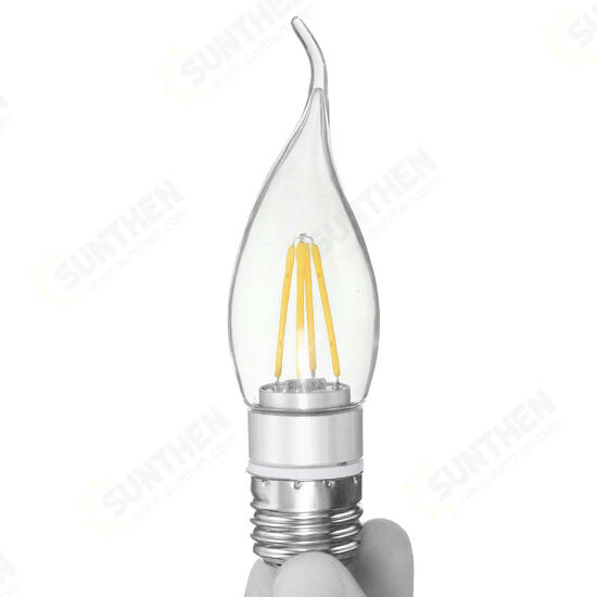 E27 E14 E12 B22 B15 3.5W 4LEDS Pull Tail Edison Pure White Warm White Light Lamp Bulb AC220V