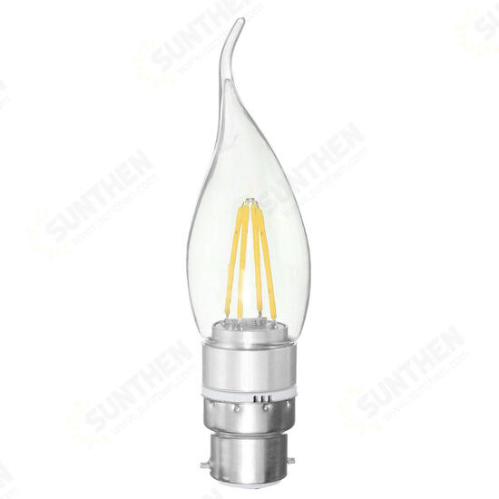 E27 E14 E12 B22 B15 3.5W 4LEDS Pull Tail Edison Pure White Warm White Light Lamp Bulb AC220V