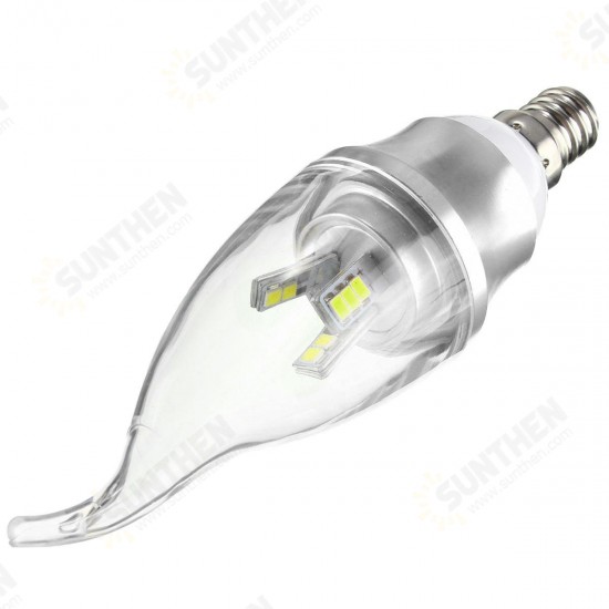 E27 E14 E12 B22 B15 3W LED Pure White Warm White 15 SMD 2835 LED Candle Light Lamp Bulb AC85-265V