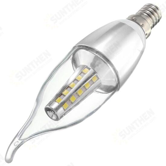 E27 E14 E12 B22 B15 6W 35 SMD 2835 LED Warm White White Candle Light Lamp Bulb AC85-265V