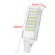 G23 7W 35 SMD 5050 LED Light Non-Dimmable Warm White/White Bulb 85-265V