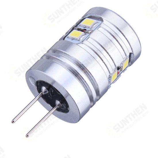 G4 1.8W Warm White/White 8 SMD 3020 12V LED Light Bulb