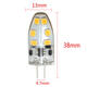 G4 2W 12 SMD2835 LED Household Light Dimmable Lamp White/Warm White AC/DC12V