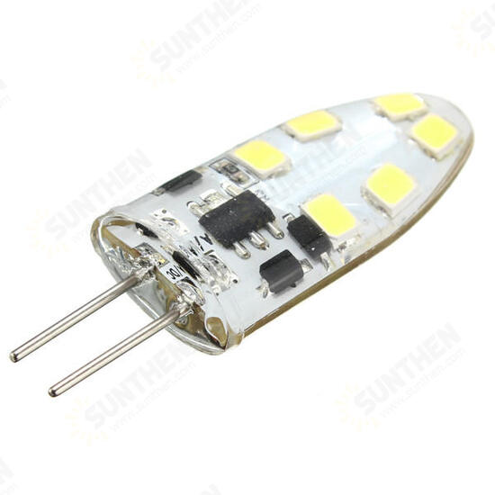 G4 2W 12 SMD2835 LED Household Light Dimmable Lamp White/Warm White AC/DC12V