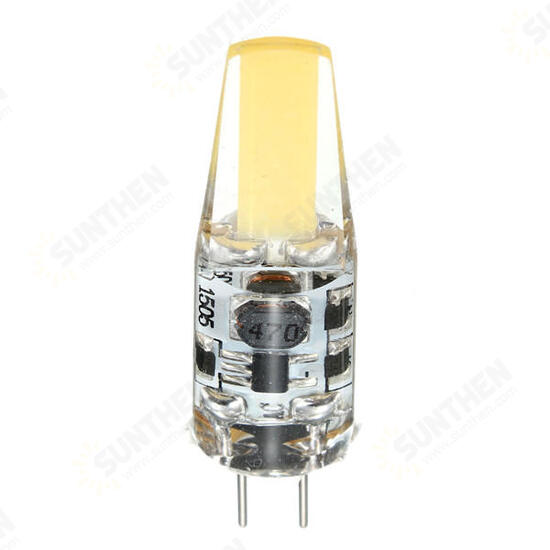 G4 2W COB Filament LED Spot Lightt Bulb Lamp Warm/Pure White AC/DC 10-20V