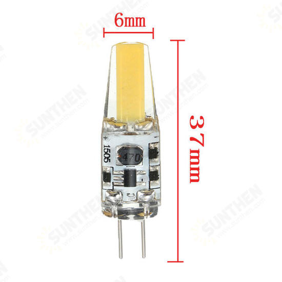 G4 2W COB Filament LED Spot Lightt Bulb Lamp Warm/Pure White AC/DC 10-20V