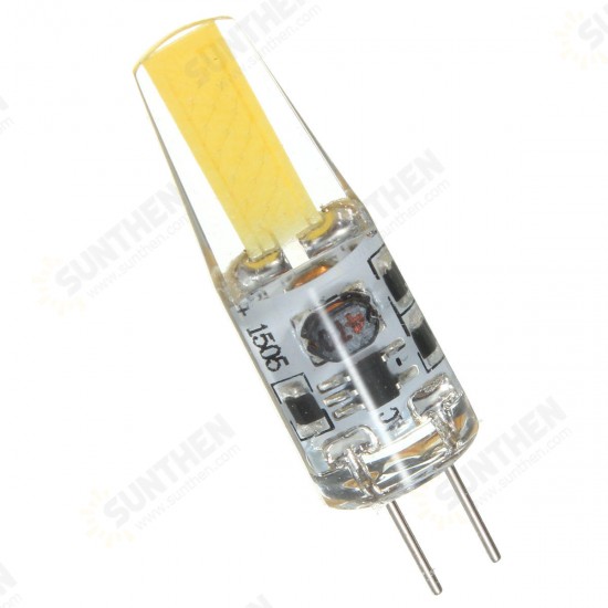 G4 2W COB LED Crystal Light Silicone Bulb Pure White Warm White Cold White Lamp For Home DC 12V