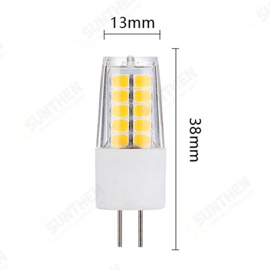 G4 3W SMD2835 Non-dimmable Pure White Warm White Ceramics 20 LED Light Bulb AC220V AC/DC12V