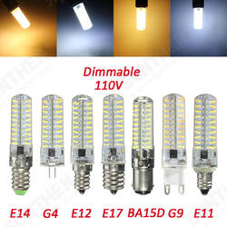 G4/G9/E11/E12/E14/E17/BA15D Dimmable LED Bulb 4W 80 SMD 4014 Corn Light Lamp AC 110V G4/G9/E11/E12/E14/E17/BA15D Dimmable LED Bulb 4W 80 SMD 4014 Corn Light Lamp AC 110V