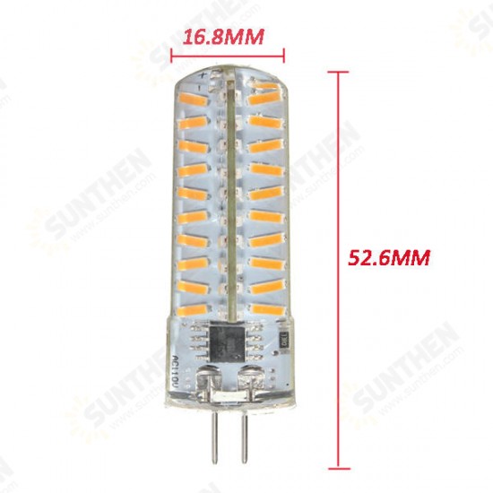 G4/G9/E11/E12/E14/E17/BA15D Dimmable LED Bulb 4W 80 SMD 4014 Corn Light Lamp AC 110V