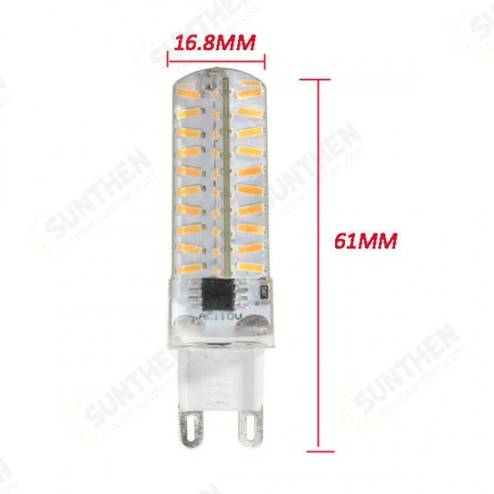 G4/G9/E11/E12/E14/E17/BA15D Dimmable LED Bulb 4W 80 SMD 4014 Corn Light Lamp AC 110V