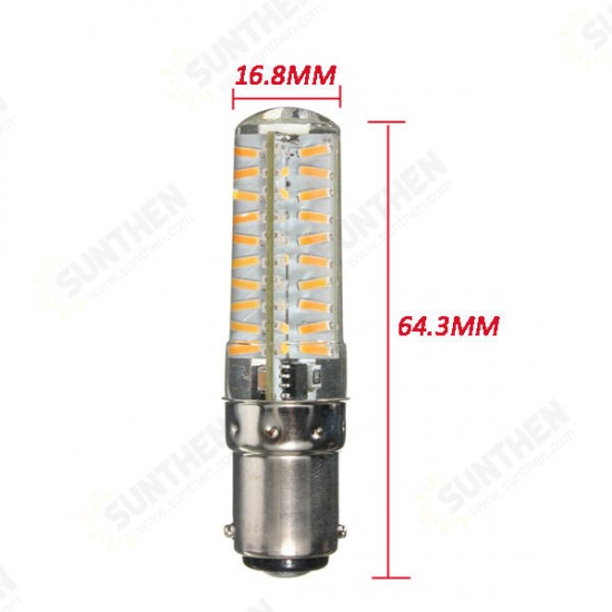 G4/G9/E11/E12/E14/E17/BA15D Dimmable LED Bulb 4W 80 SMD 4014 Corn Light Lamp AC 110V