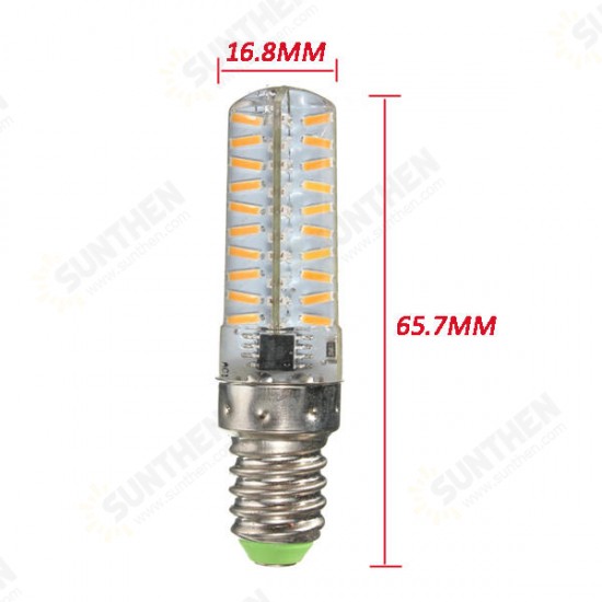 G4/G9/E11/E12/E14/E17/BA15D Dimmable LED Bulb 4W 80 SMD 4014 Corn Light Lamp AC 110V