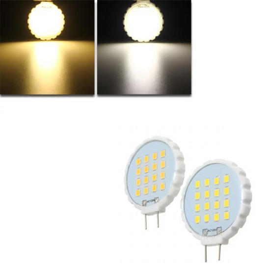 G8 1.3W 16 SMD 2835 LED Pure White Warm White Ceramic Material Home Lighting Bulb AC110V