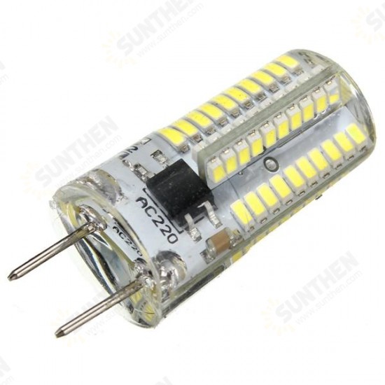 G8 Dimmable LED Bulb 3W SMD 3014 80 Pure White/Warm White Silicone Light Lamp AC 110V/220V