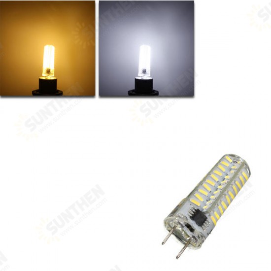 G8 Dimmable LED Bulb 5W SMD 4014 80 Pure White/Warm White Silicone Light Lamp AC 110V/220V