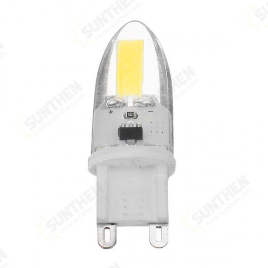 G9 1.8W Dimmable COB1505 180LM Warm White Pure White LED Light Bulb AC110V AC220V