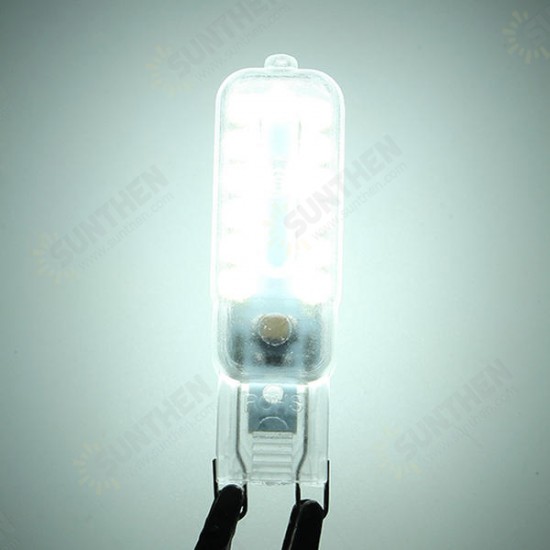 G9 2.5W SMD 5050 Transparent Milky Pure White Warm White LED Light Bulb AC220V