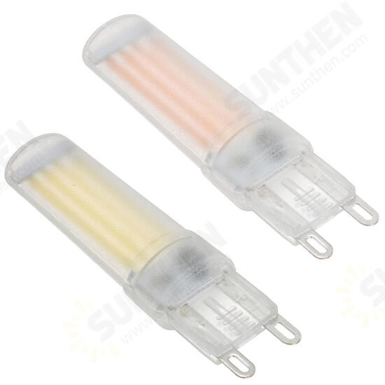 G9 2W 3W 4LEDs Transparent Shade Warm White Pure White Light Bulb AC220V