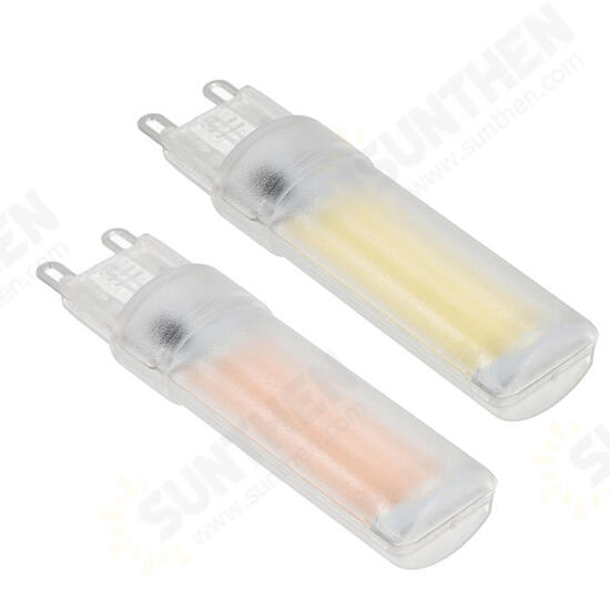 G9 2W 3W 4LEDs Transparent Shade Warm White Pure White Light Bulb AC220V