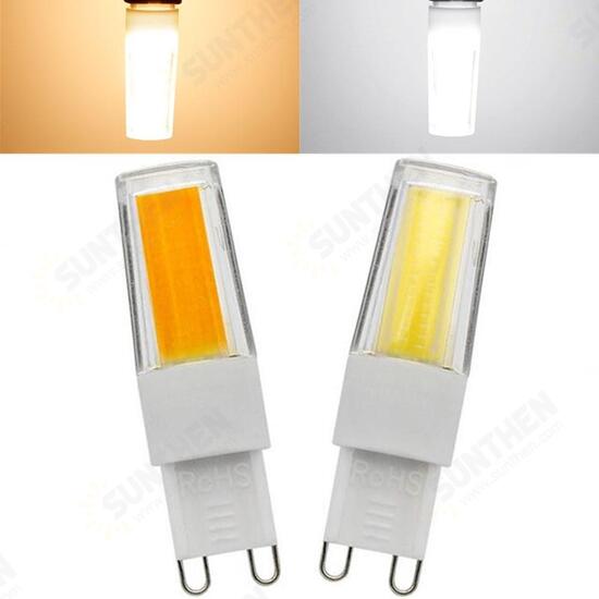 G9 3W 2508 COB Pure White Warm White 280LM LED Light Lamp Bulb for Home AC220V