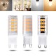 G9 3W SMD2835 52LEDs Warm White Pure White Light Bulb No Flicker AC100-265V