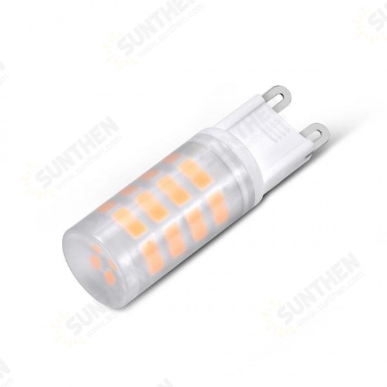 G9 3W SMD2835 52LEDs Warm White Pure White Light Bulb No Flicker AC100-265V