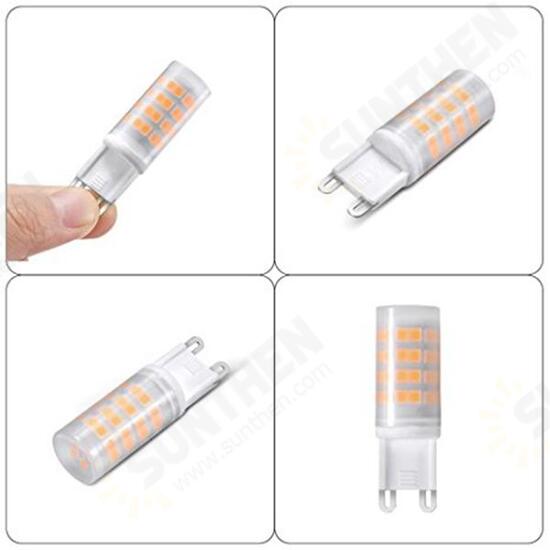 G9 3W SMD2835 52LEDs Warm White Pure White Light Bulb No Flicker AC100-265V