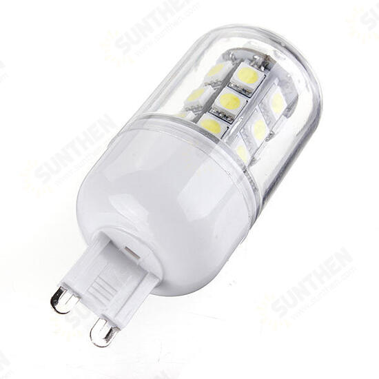 G9 3W White/Warm White 350LM 27 SMD 5050 LED Corn Light Bulb 12V