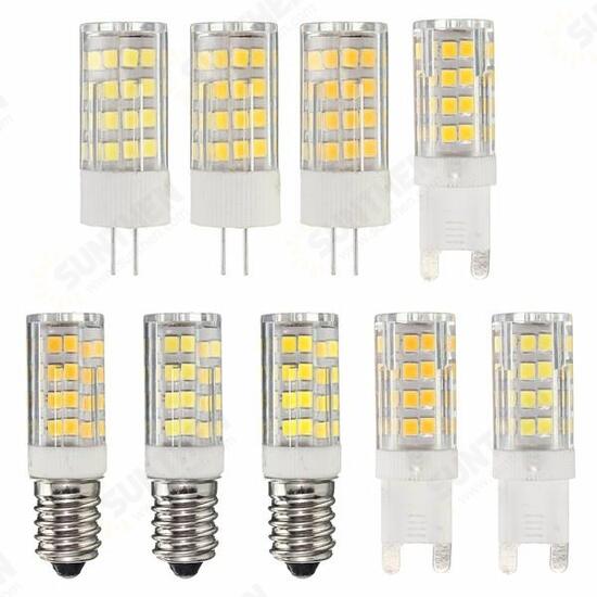 G9 E14 G4 4W 51 SMD 2835 LED Pure White Warm White Natural White Light Lamp Bulb AC220V