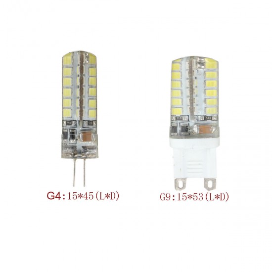 G9 G4 5W 96 SMD 3014 LED Warm White White Corn Light Lamp Bulb AC 220V