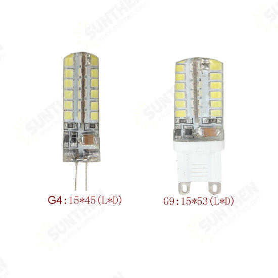 G9 G4 5W 96 SMD 3014 LED Warm White White Corn Light Lamp Bulb AC 220V