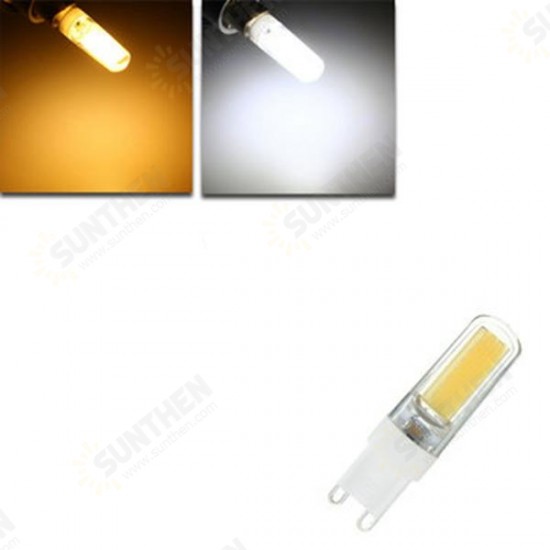 G9 LED 3W Pure White Warm White COB LED PC Material Light Lamp Bulb AC220V