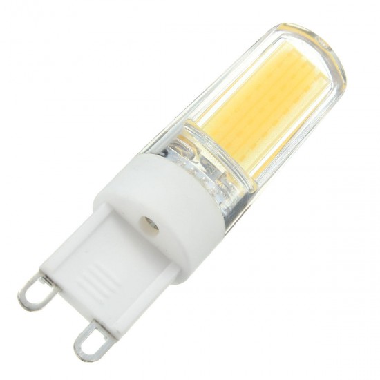G9 LED 3W Pure White Warm White COB LED PC Material Light Lamp Bulb AC220V