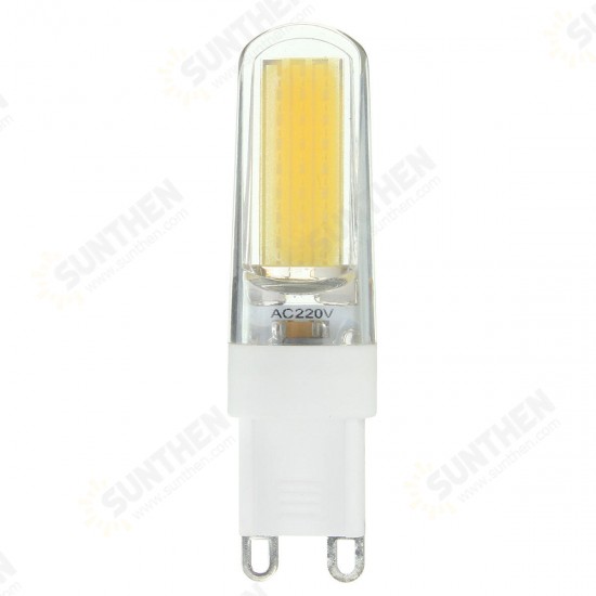 G9 LED 3W Pure White Warm White COB LED PC Material Light Lamp Bulb AC220V