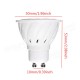 GU10 3W 60 LED 3528 SMD Pure/Warm White Light Bulb Lamp 110V