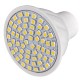 GU10 3W 60 LED 3528 SMD Pure/Warm White Light Bulb Lamp 110V