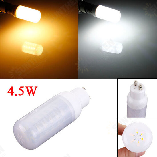 GU10 4.5W White/Warm White 5730 SMD LED Ivory Light Corn Bulb 110V