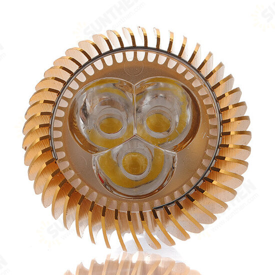 GU10 6W 3 LED Warm White LED Spot Light Bulb AC 110-240V GU10 6W 3 LED Warm White LED Spot Light Bulb AC 110-240V