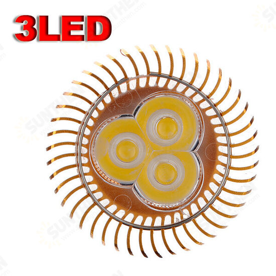 GU10 6W 3 LED Warm White LED Spot Light Bulb AC 110-240V GU10 6W 3 LED Warm White LED Spot Light Bulb AC 110-240V