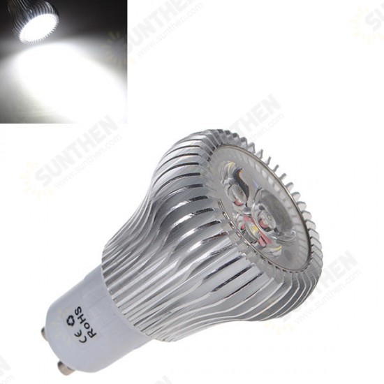 GU10 6W 3 LED White High Power Led Spot Light Lamp Bulb 110-240V